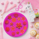 Search for hot pink and orange plates Floral