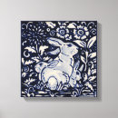 Recherche de lapin blanc art Bleu