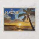 Search for vintage hawaii travel postcards Sunset