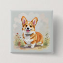 Search for corgi buttons Illustration