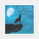 Search for wolf napkins Moon