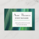 Search for public relations business cards Green