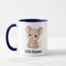 Search for white mouse mugs Illustration