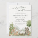 Search for woodsy baby shower invitations Adventure awaits