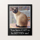 Recherche de chaton siamois puzzles Animal