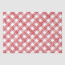 Search for red and white gingham tissue paper Country