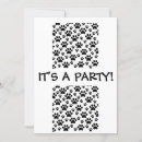 Recherche de anniversaire chien chat cartes invitations Patte