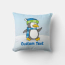 Recherche de petit pingouin coussins Neige
