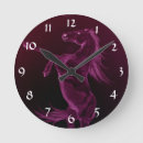 Recherche de cheval noir horloges Illustration