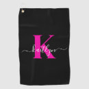 Search for hot pink golf towels Modern