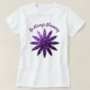 Recherche de pourpre de fleur tshirts Pour elle