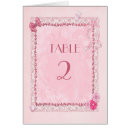 Search for menu table cards Pink