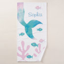 Search for mermaid bath towels Fish