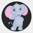 Search for elephant drawing stickers Cute