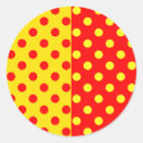 Recherche de pointillé autocollants Rouge