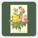 Search for yellow rose stickers Vintage roses