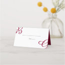 Search for autumn place cards Burgundy