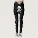 Search for skull and crossbones leggings White