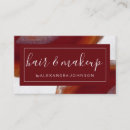 Recherche de marbre rouge cartes visite Maquillage