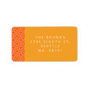 Search for geometric return address labels Colourful