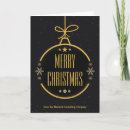 Search for black and gold christmas cards Elegant