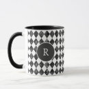 Search for monogram black and white mugs Bold