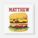 Search for hamburger burger magnets Fast food