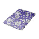 Search for lavender and white bath mats Retro