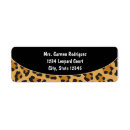 Search for oval return address labels Black