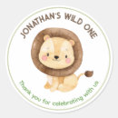Search for lion birthday stickers Simple