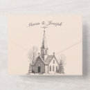 Recherche de église mariage invitations Minimaliste