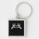 Search for classic design keychains Skeleton hands