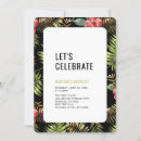 Search for palm birthday invitations Summer party