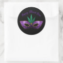 Search for happy mardi gras stickers Purple