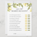 Search for guess who invitations Mommy or daddy