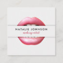 Search for lips business cards Makeup artist