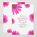 Search for pink daisy invitations Elegant