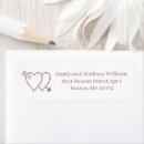 Search for cute couple return address labels Elegant
