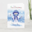 Search for boys christmas cards Baby boy
