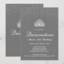 Search for silver quinceanera invitations Crown