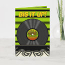 Recherche de vieille musique vœux cartes Rétro