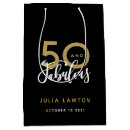 Search for fabulous 50 50th birthday party gift bags Modern