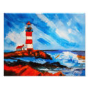 Recherche de phare art Mural côtier