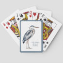 Recherche de oiseau bleu jeux de cartes Aquarelle