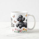 Search for standard poodles mugs Black poodle