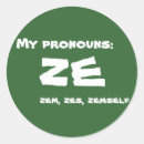 Recherche de pronoun autocollants Fierté