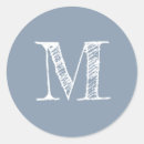 Search for monogram stickers Hand lettered