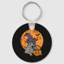 Search for ghoulish keychains Whimsical witch