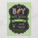 Search for football baby shower invitations Chalkboard