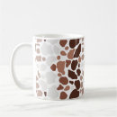 Recherche de motif girafe tasses Brun